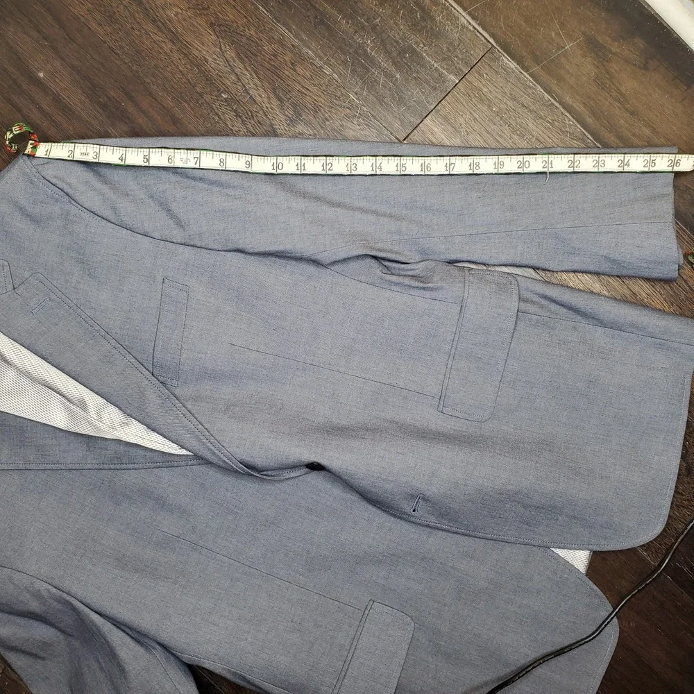Banana Republic 44R cotton blazer jacket sport suit coat tailored fit